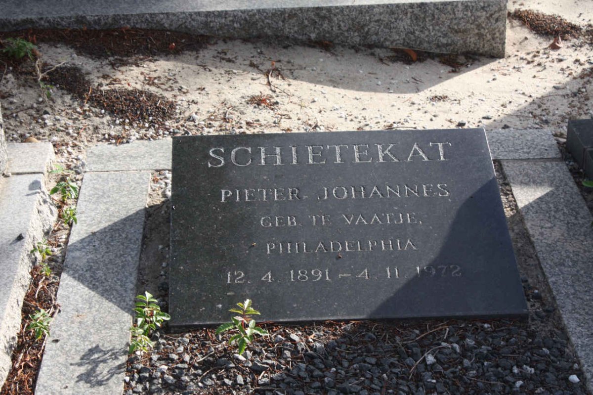 SCHIETEKAT Pieter Johannes 1891-1972