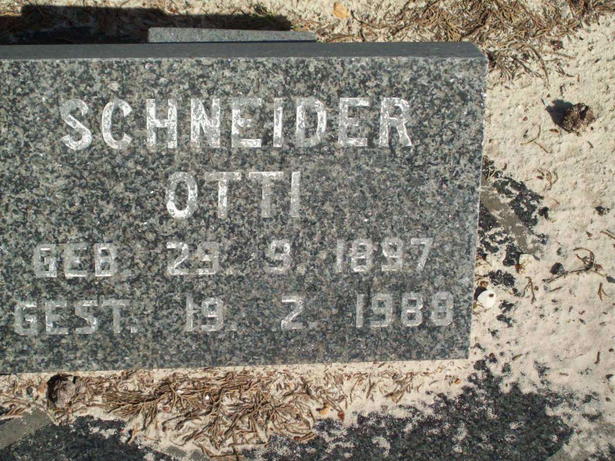 SCHNEIDER Otti 1897-1988
