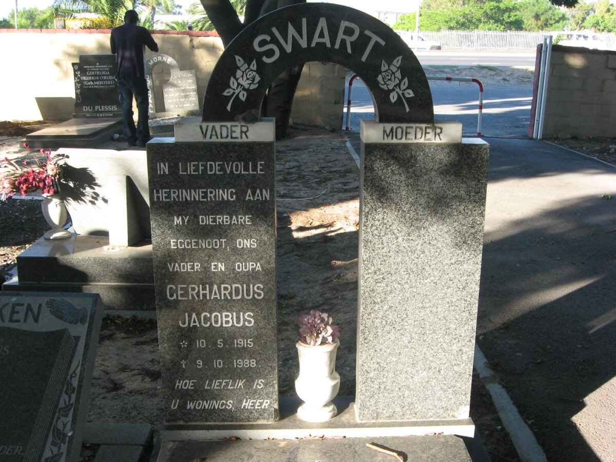 SWART Gerhardus Jacobus 1915-1988