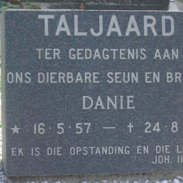 TALJAARD Danie 1957-1973
