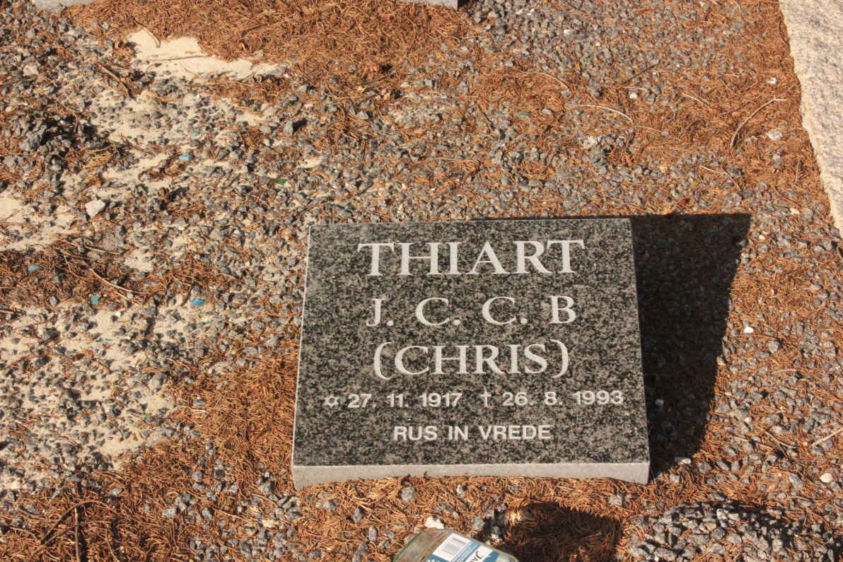 THIART J.C.C.B. 1917-1993