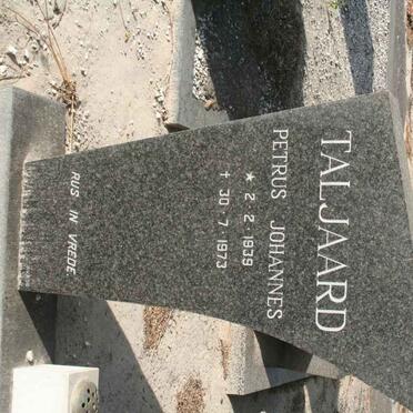 TALJAARD Petrus Johannes 1939-1973