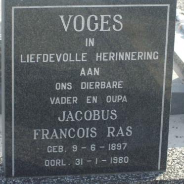 VOGES Jacobus Francois Ras 1897-1980