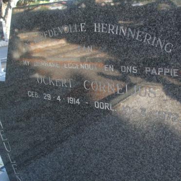 VERMEULEN Ockert Cornelius 1914-1972