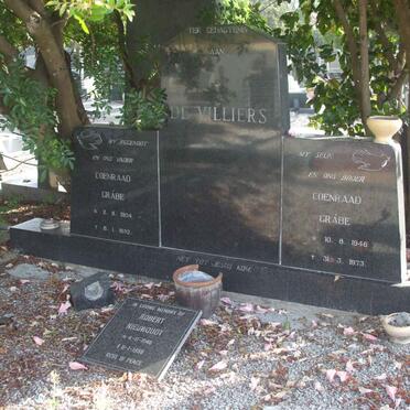 VILLIERS Coenraad Grabe, de 1904-1952 :: DE VILLIERS Coenraad Grabe 1946-1973