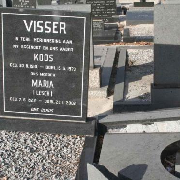 VISSER Koos 1910-1973 &amp; Maria LESCH 1922-2002 :: ?