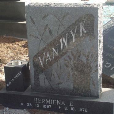 WYK Hermiena E., van 1897-1972