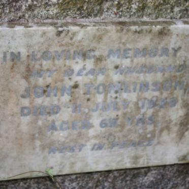 TOMLINSON John -1929