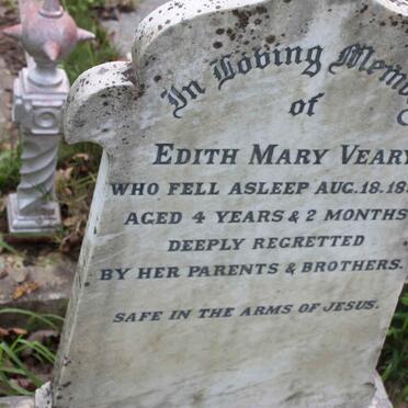 VEARY Edith Mary -1886