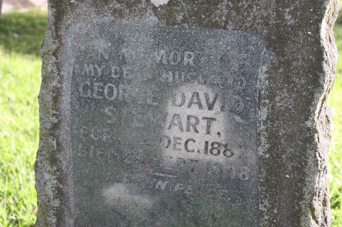 STEWART George David 1887-1918