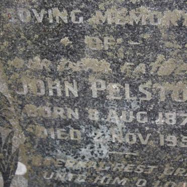 PELSTON John 1874-1951