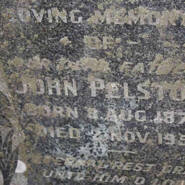 PELSTON John 1874-1951