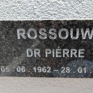 ROSSOUW Pierre 1962-2021