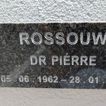 ROSSOUW Pierre 1962-2021
