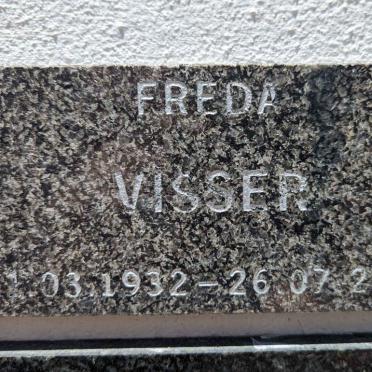VISSER Freda 1932-2004