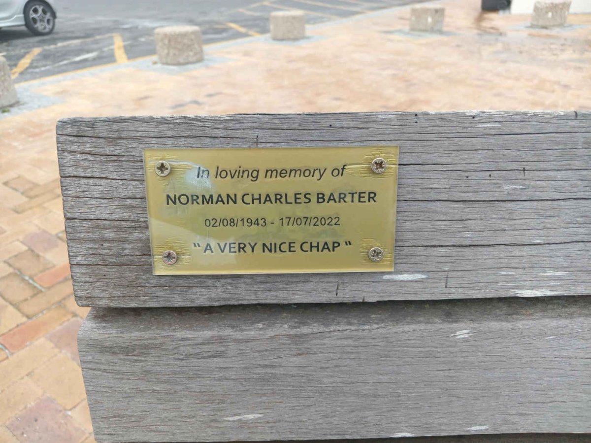 BARTER Norman Charles 1943-2022