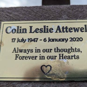 ATTEWELL Colin Leslie 1947-2020
