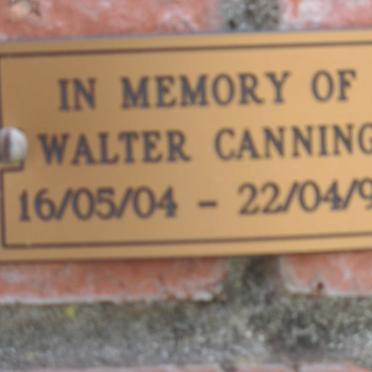 CANNING Walter 1904-1990