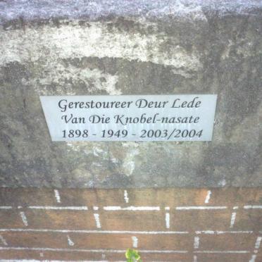 5. Gerestoureer deur lede van die Knobel-nasate 1898 - 1949 - 2003/2004