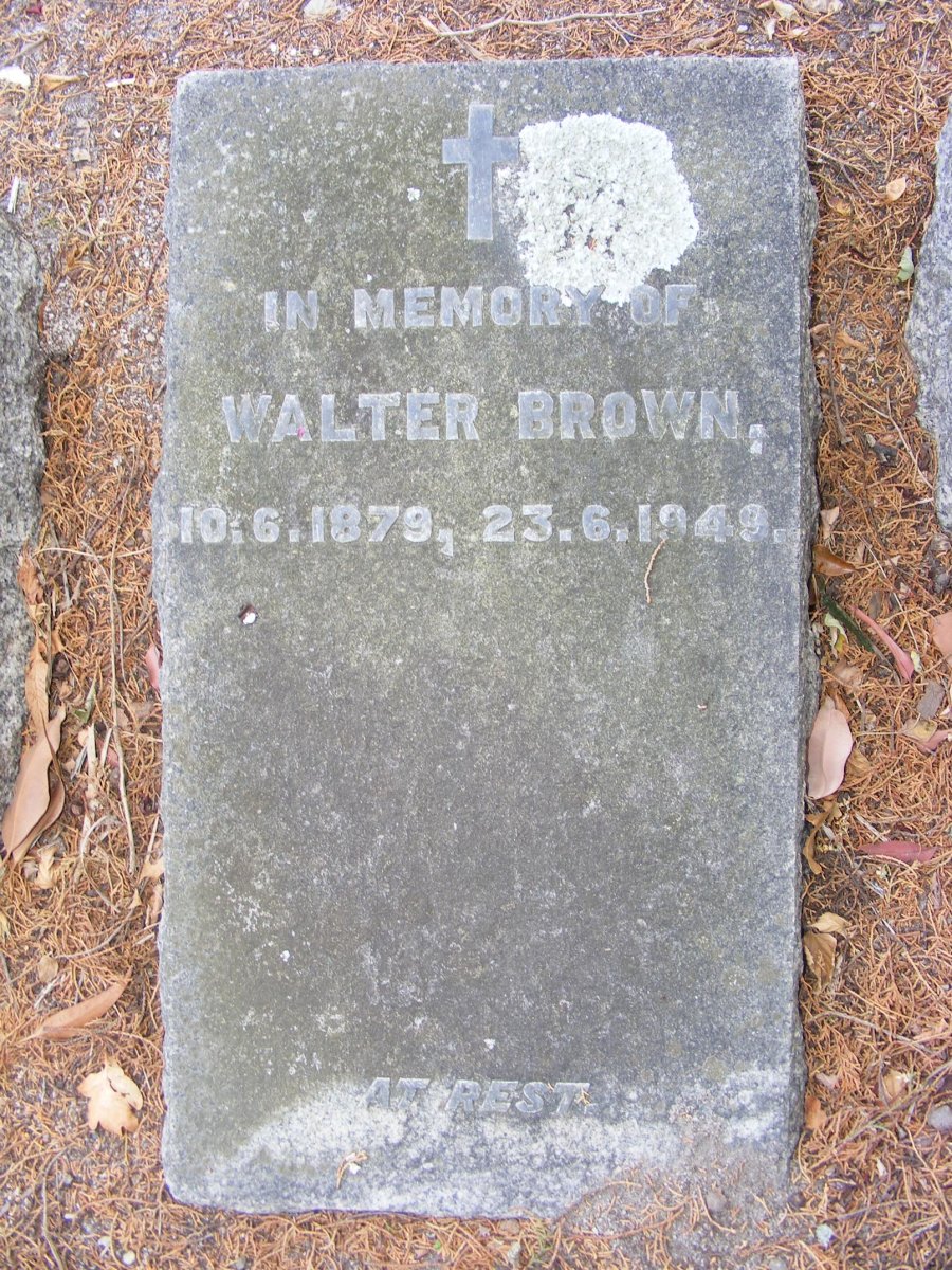 BROWN Walter 1879-1949