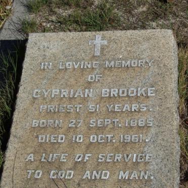 BROOKE Cyprian 1885-1961