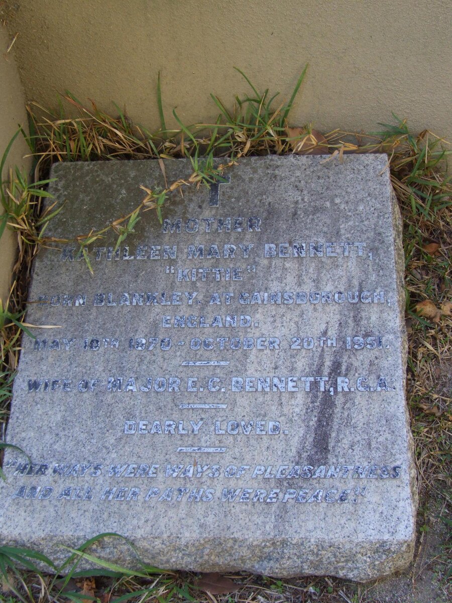 BENNETT Kathleen Mary 1870-1951