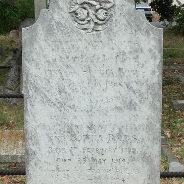 BOLUS Sophia 1829-1914 :: BOLUS Ethel Mary 1866-1890 :: BOLUS Frank 1870-1945