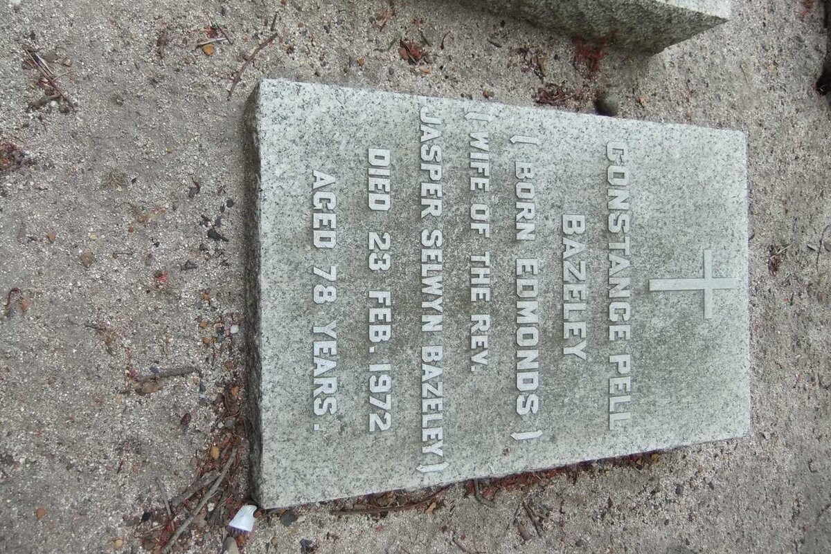 BAZELEY Constance Pell nee EDMONDS -1972