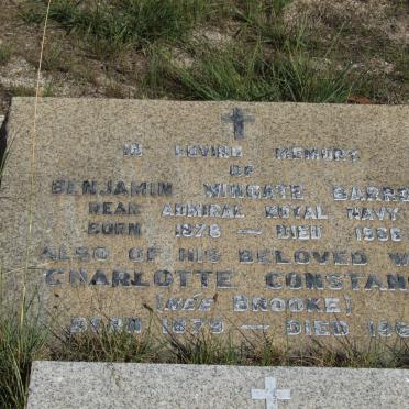 BARROW Benjamin, WINGATE 1878-1966 &amp; Charlotte Constance BROOKE 1879-1966