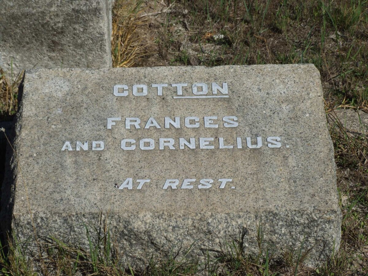 COTTON Frances :: COTTON Cornelius