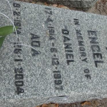 ENGEL Daniel 1914-1997 &amp; Ada 1914-2004