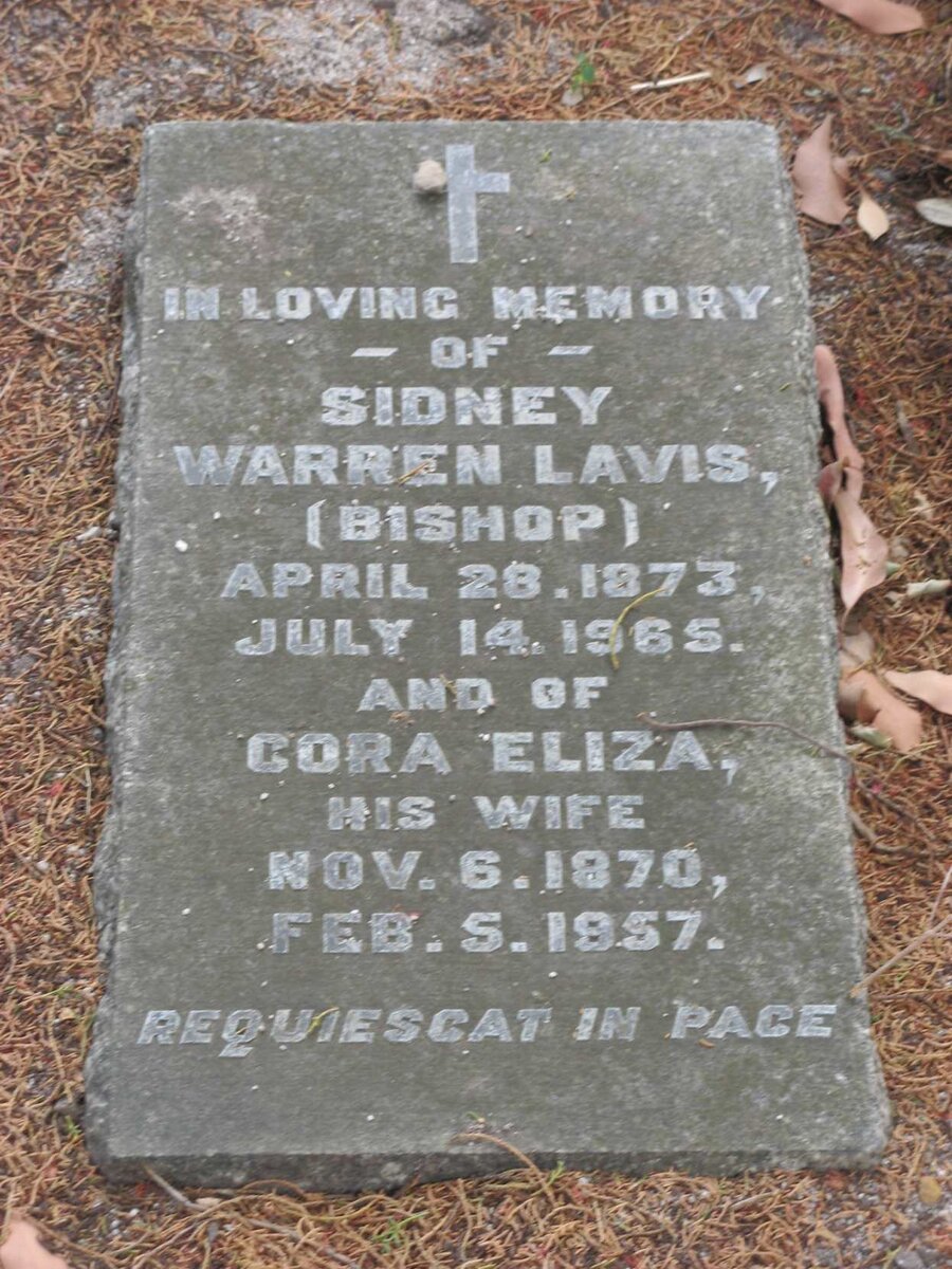 LAVIS Sydney Warren 1873-1965 &amp; Cora Eliza 1870-1957