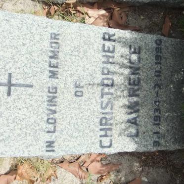 LAWRENCE Christopher 1934-1990