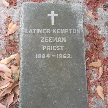 ZEEMAN Latimer Kempton 1884-1962