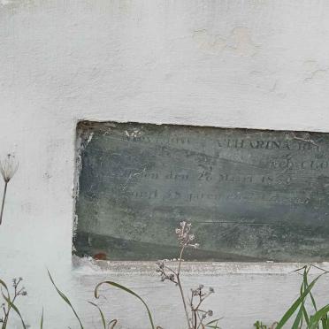 BECK Catharina nee CLOETE -1830