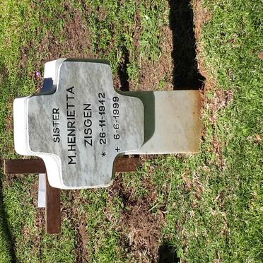 ZISGEN M. Henrietta 1942-1999