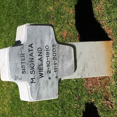 WIELAND M. Signata 1910-2003