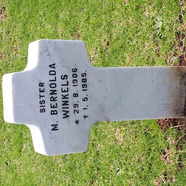 WINKELS M. Bernolda 1906-1985