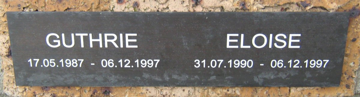 ? Guthrie 1987-1997 :: ? Eloise 1990-1997