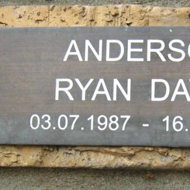 ANDERSON Ryan David 1987-1991