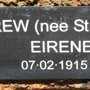ANDREW Eirene Melba nee ST JOHN-SHERWIN 1915-2003