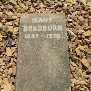 BRADBURN Mary 1887-1978