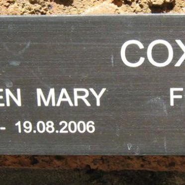 COX Frederick Harold 1906-1988 &amp; Kathleen Mary 1908-2006