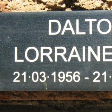 DALTON Lorraine Ann 1956-2001