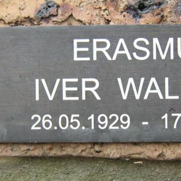 ERASMUS Iver Wallace 1929-2007