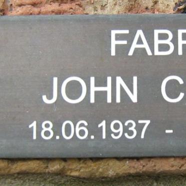 FABRE John Curtis 1937-1991