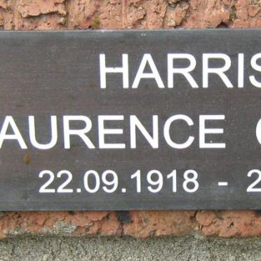 HARRISON Laurence Charles 1918-1988