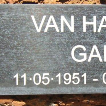 HAGHT Gail, van 1951-2004