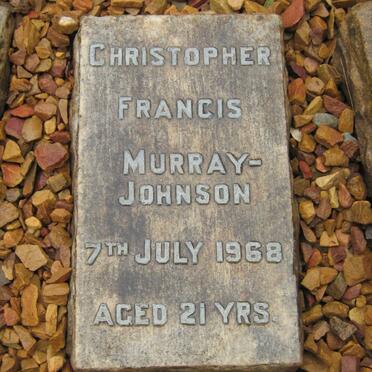 JOHNSON Christopher Francis, MURRAY -1968