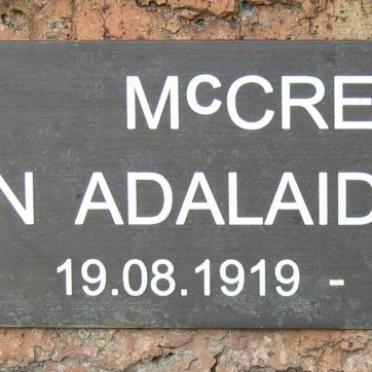 McCREADIE Helen Adalaide Gertrude 1919-1996